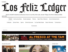 Tablet Screenshot of losfelizledger.com